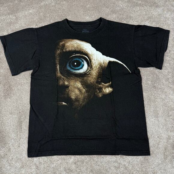 Black Wizarding World of Harry Potter T-shirt Size S Dobby Universal Studios - Picture 1 of 4